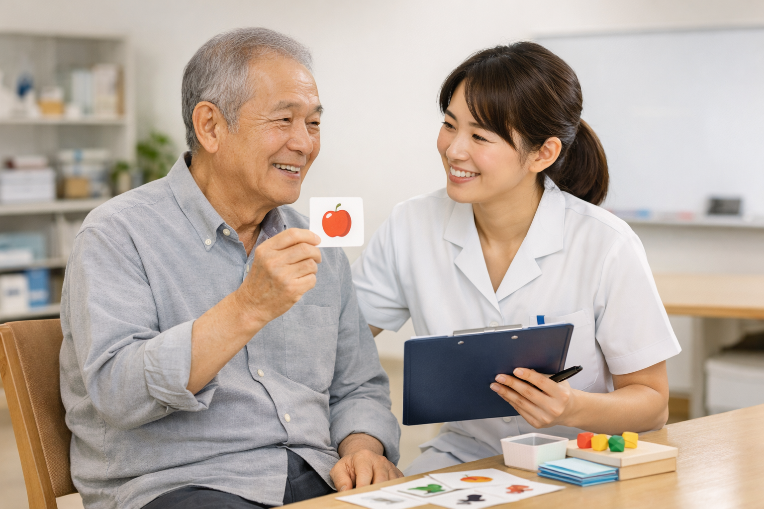 言語聴覚療法（リハビリ）のイメージ