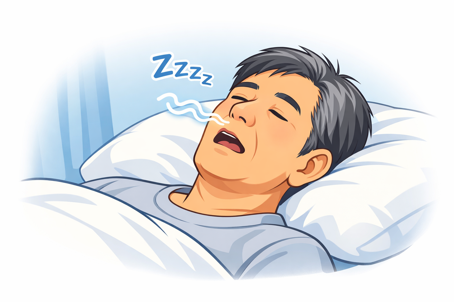 不眠・睡眠時無呼吸のイメージ